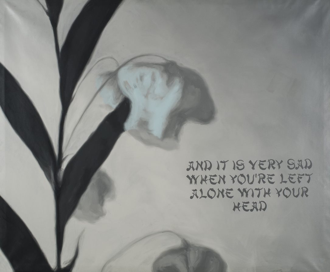 And it's very sad when you're left alone with your head