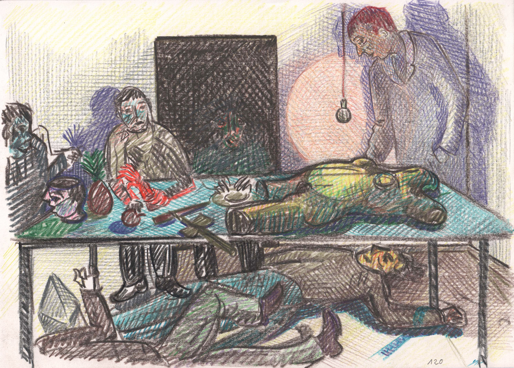 Les psychopompes: ont avaient mis les morts a table