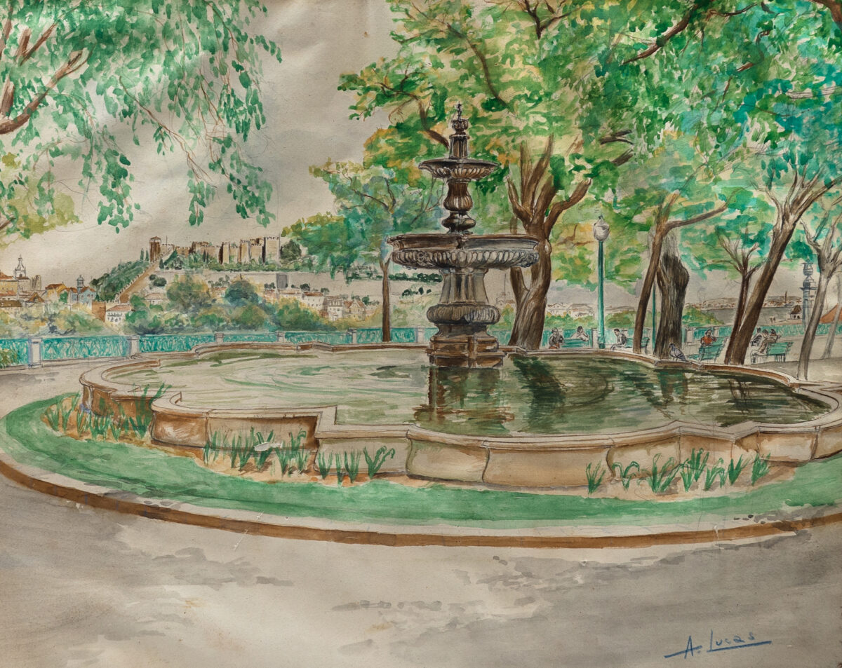 Sem título [Jardim de S. Pedro de Alcântara, Lisboa]